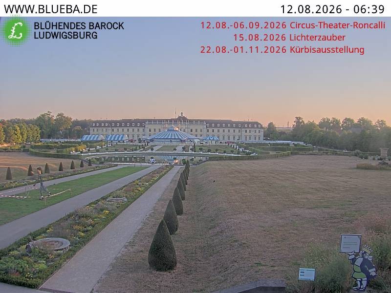 Archiv Foto Webcam Ludwigsburg - Residenzschloss