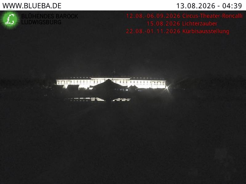 Archiv Foto Webcam Ludwigsburg - Residenzschloss