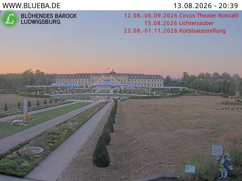 Archiv Foto Webcam Ludwigsburg - Residenzschloss