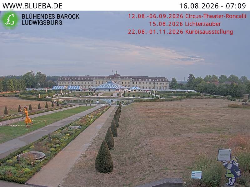 Archived image Webcam Ludwigsburg - Residential Palace