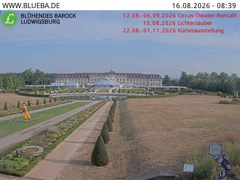 Archived image Webcam Ludwigsburg - Residential Palace