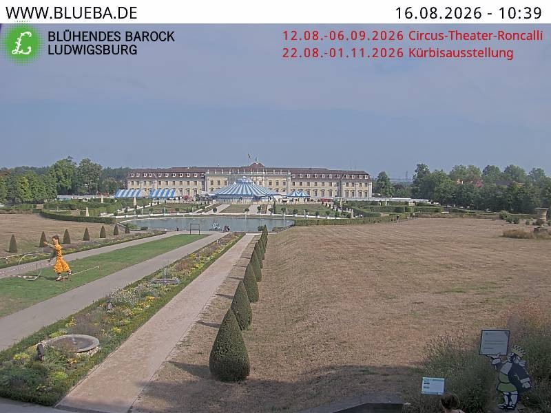 Archived image Webcam Ludwigsburg - Residential Palace