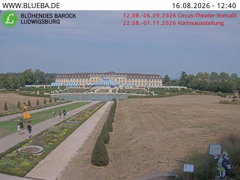 Archived image Webcam Ludwigsburg - Residential Palace