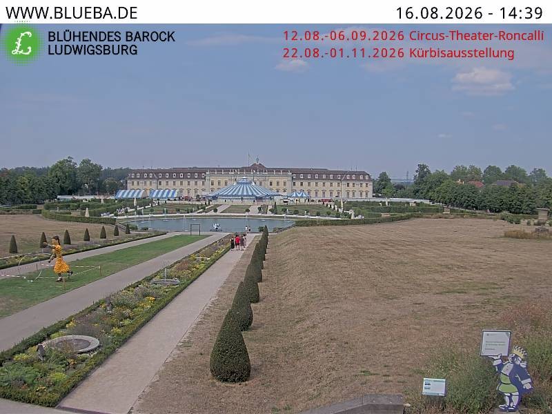 Archived image Webcam Ludwigsburg - Residential Palace