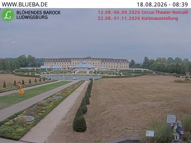 Archiv Foto Webcam Ludwigsburg - Residenzschloss