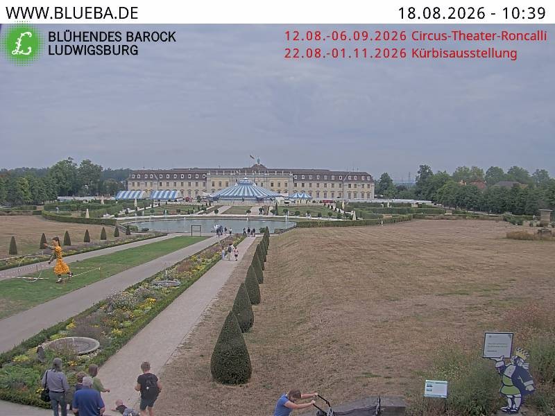 Archiv Foto Webcam Ludwigsburg - Residenzschloss