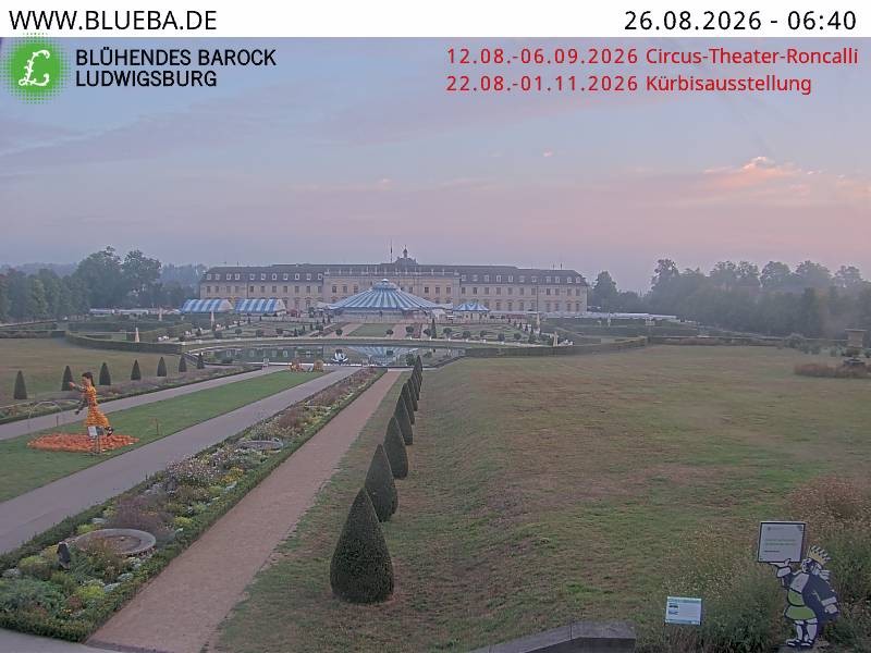 Archiv Foto Webcam Ludwigsburg - Residenzschloss