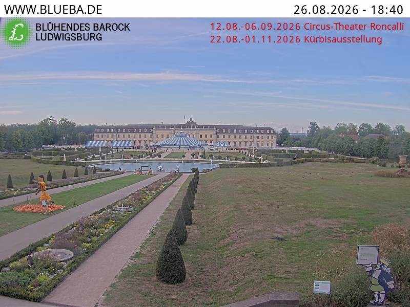 Archived image Webcam Ludwigsburg - Residential Palace