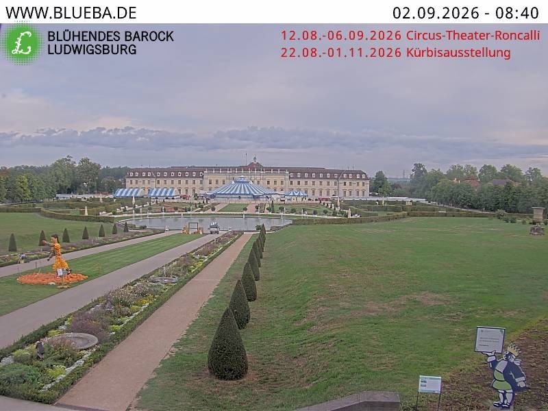 Archiv Foto Webcam Ludwigsburg - Residenzschloss