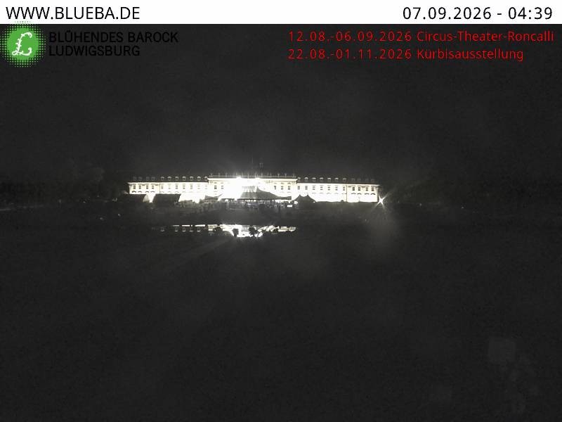 Archiv Foto Webcam Ludwigsburg - Residenzschloss