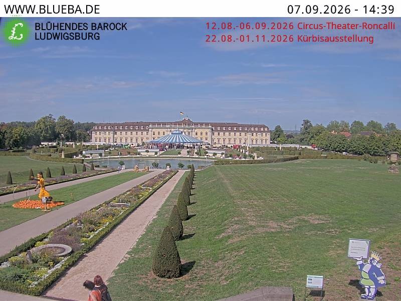 Archiv Foto Webcam Ludwigsburg - Residenzschloss