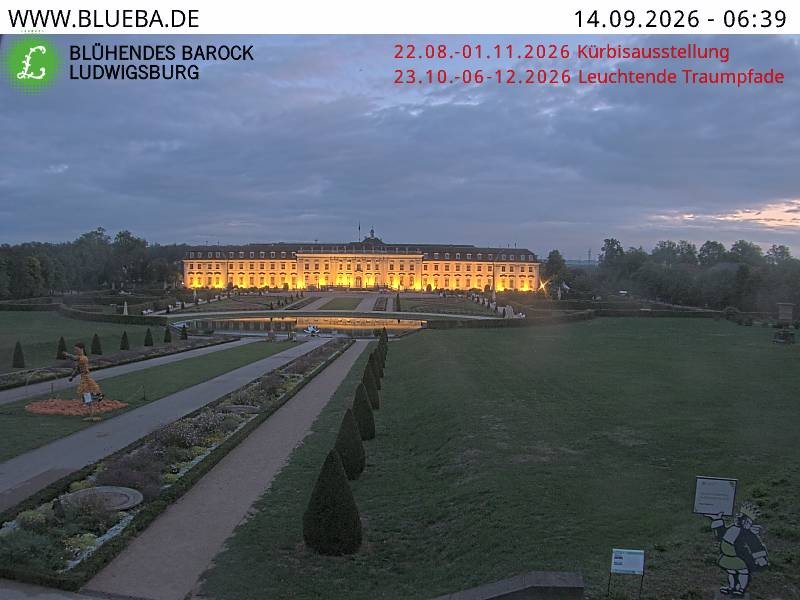 Archiv Foto Webcam Ludwigsburg - Residenzschloss