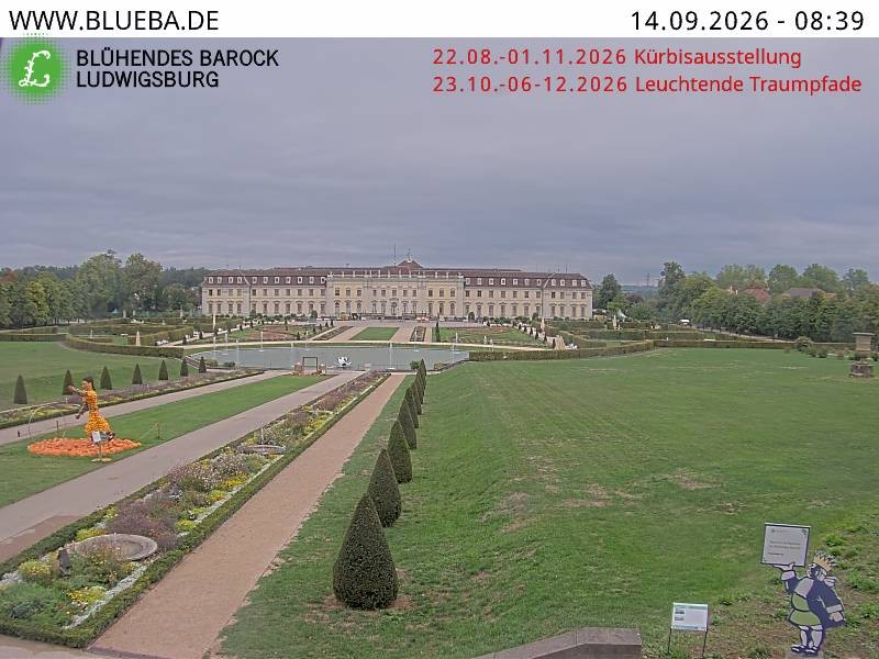 Archiv Foto Webcam Ludwigsburg - Residenzschloss
