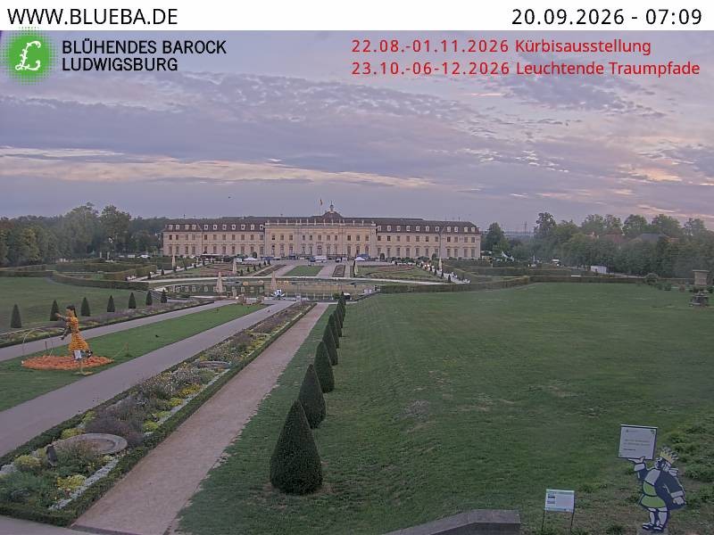 Archiv Foto Webcam Ludwigsburg - Residenzschloss