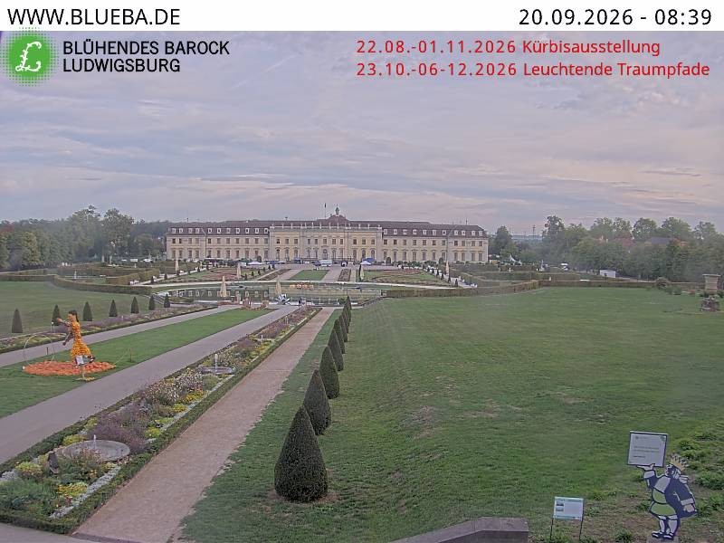 Archiv Foto Webcam Ludwigsburg - Residenzschloss