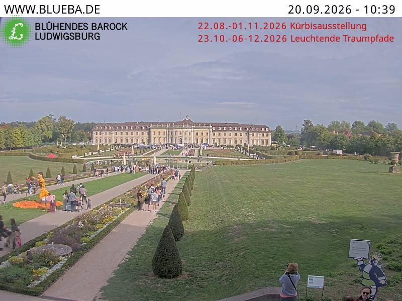Archiv Foto Webcam Ludwigsburg - Residenzschloss