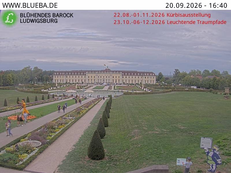 Archiv Foto Webcam Ludwigsburg - Residenzschloss