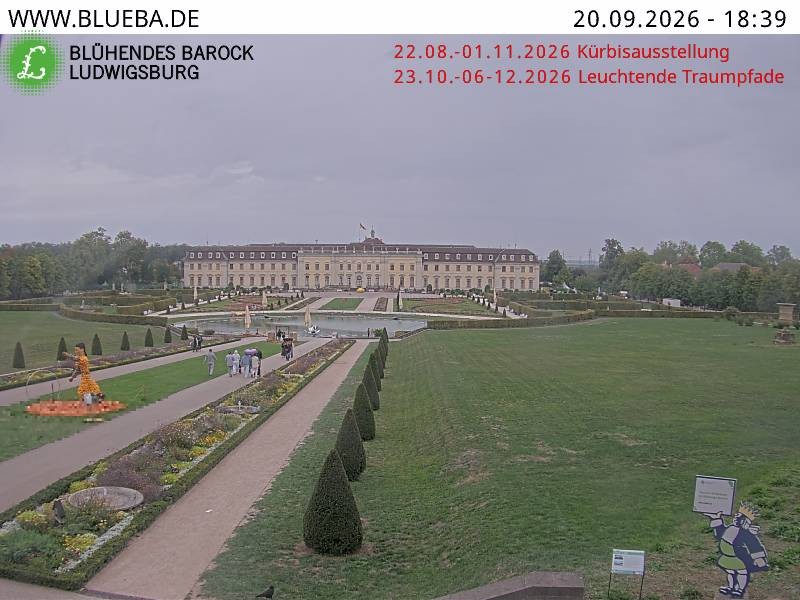 Archiv Foto Webcam Ludwigsburg - Residenzschloss