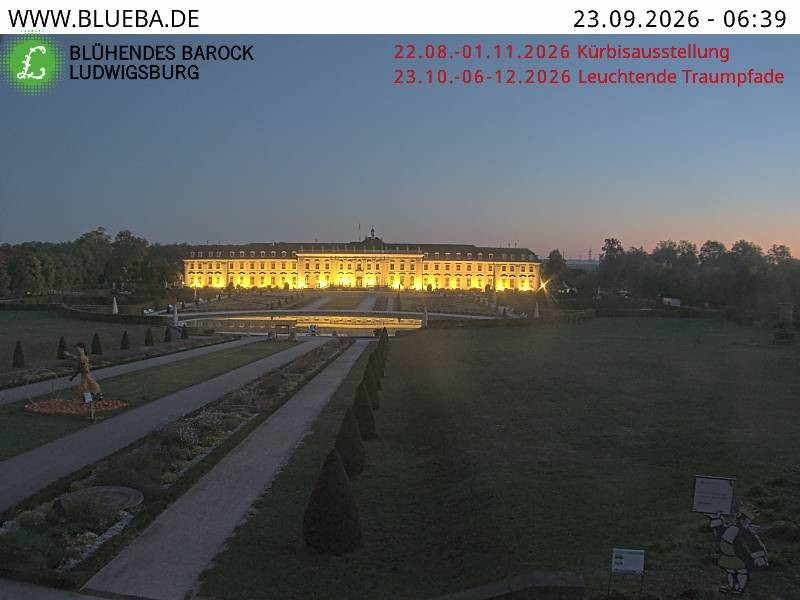 Archiv Foto Webcam Ludwigsburg - Residenzschloss
