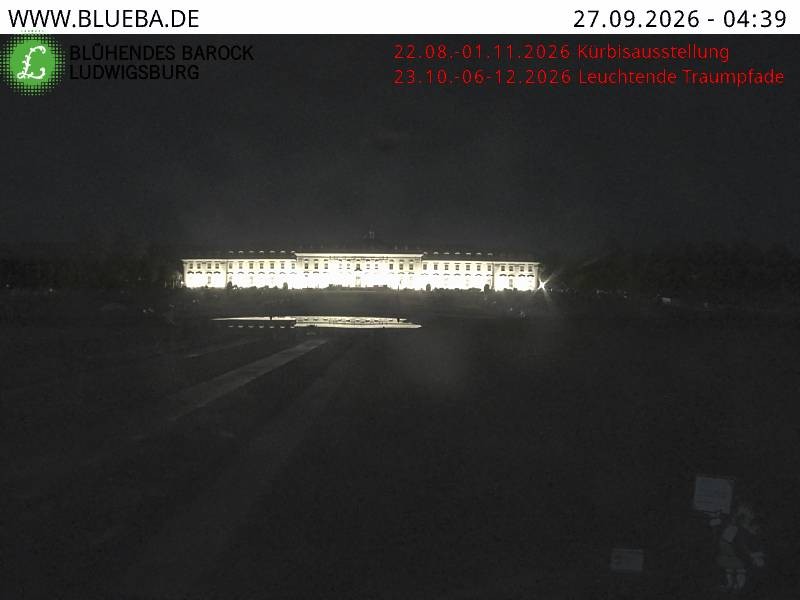 Archiv Foto Webcam Ludwigsburg - Residenzschloss
