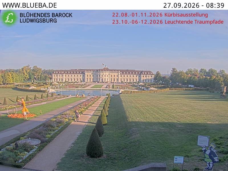 Archiv Foto Webcam Ludwigsburg - Residenzschloss