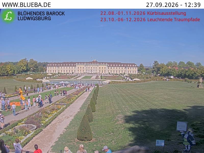 Archiv Foto Webcam Ludwigsburg - Residenzschloss