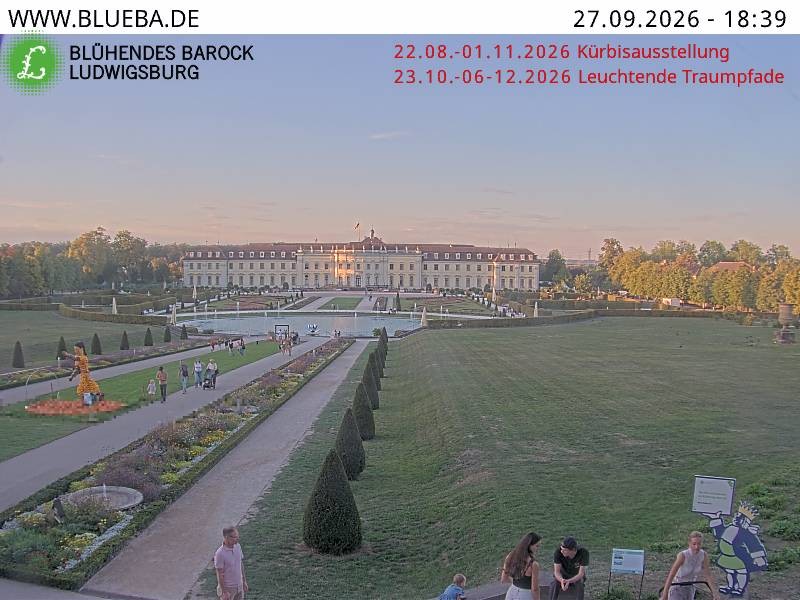 Archiv Foto Webcam Ludwigsburg - Residenzschloss