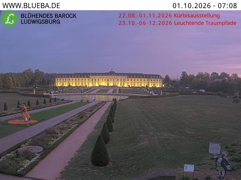 Archived image Webcam Ludwigsburg - Residential Palace