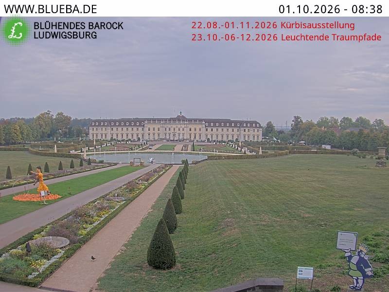 Archived image Webcam Ludwigsburg - Residential Palace
