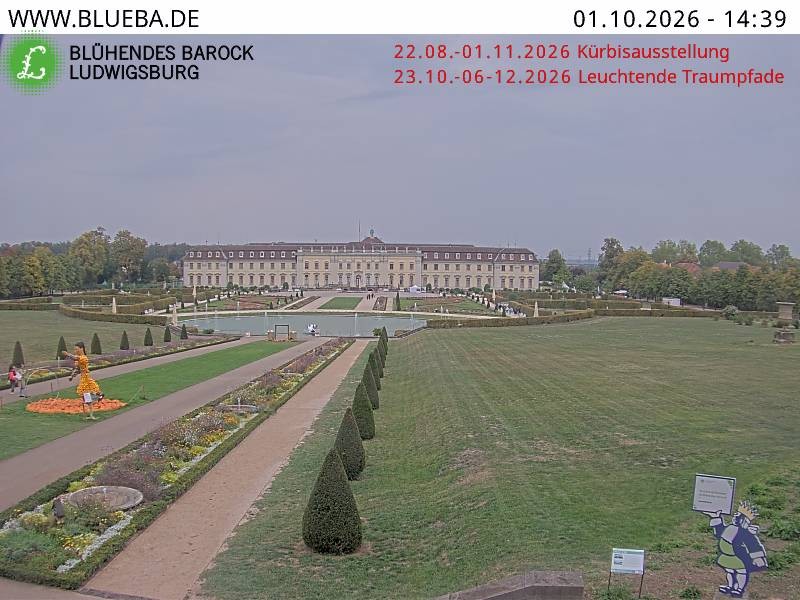 Archived image Webcam Ludwigsburg - Residential Palace