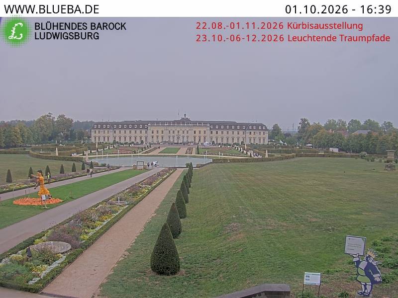 Archived image Webcam Ludwigsburg - Residential Palace