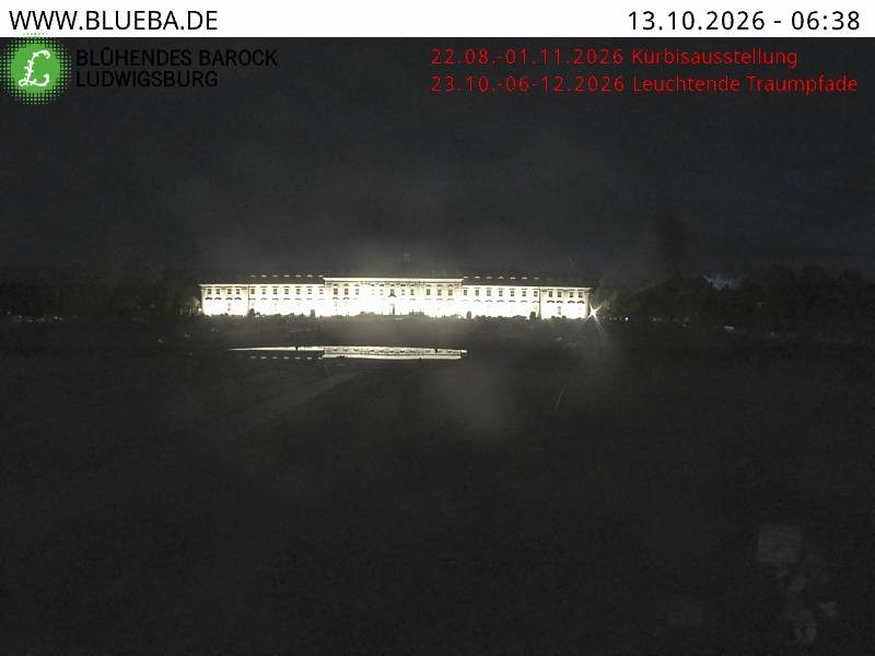 Archiv Foto Webcam Ludwigsburg - Residenzschloss