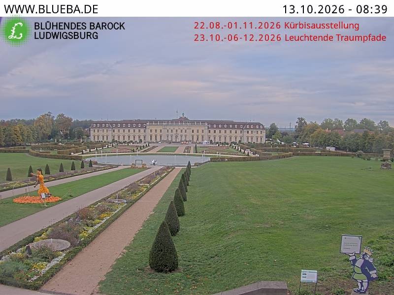 Archiv Foto Webcam Ludwigsburg - Residenzschloss