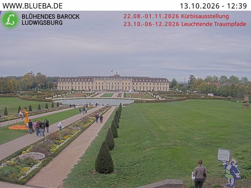 Archiv Foto Webcam Ludwigsburg - Residenzschloss