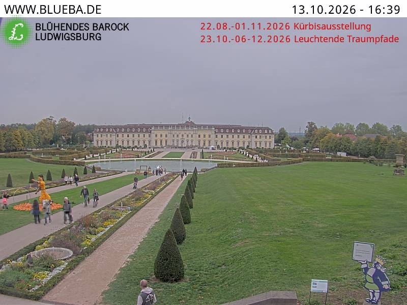 Archiv Foto Webcam Ludwigsburg - Residenzschloss