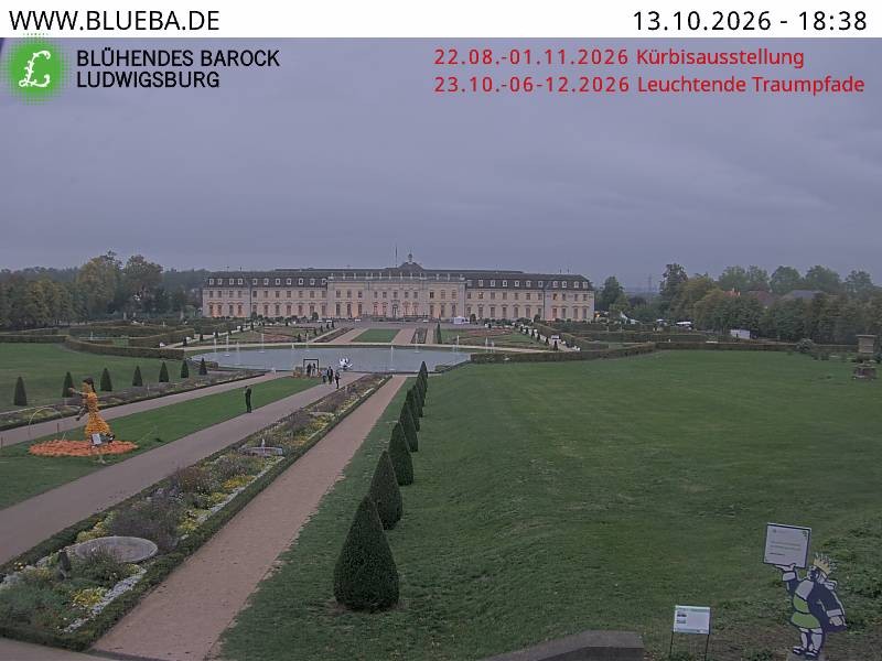 Archiv Foto Webcam Ludwigsburg - Residenzschloss
