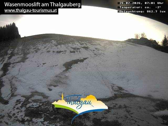 Archived image Webcam Wasenmoos lift