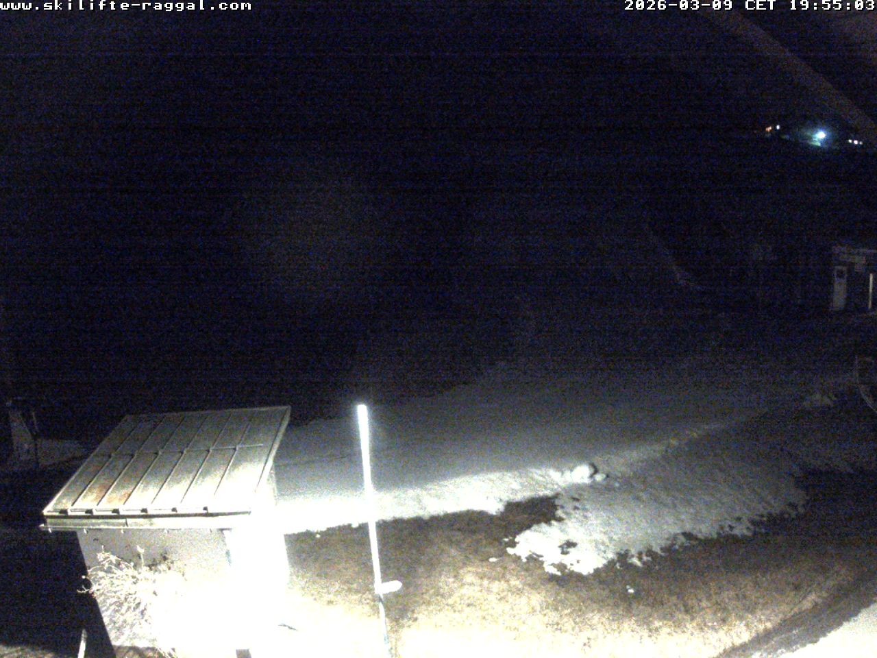 Archiv Foto Webcam Skilifte Raggal Blick auf die Piste