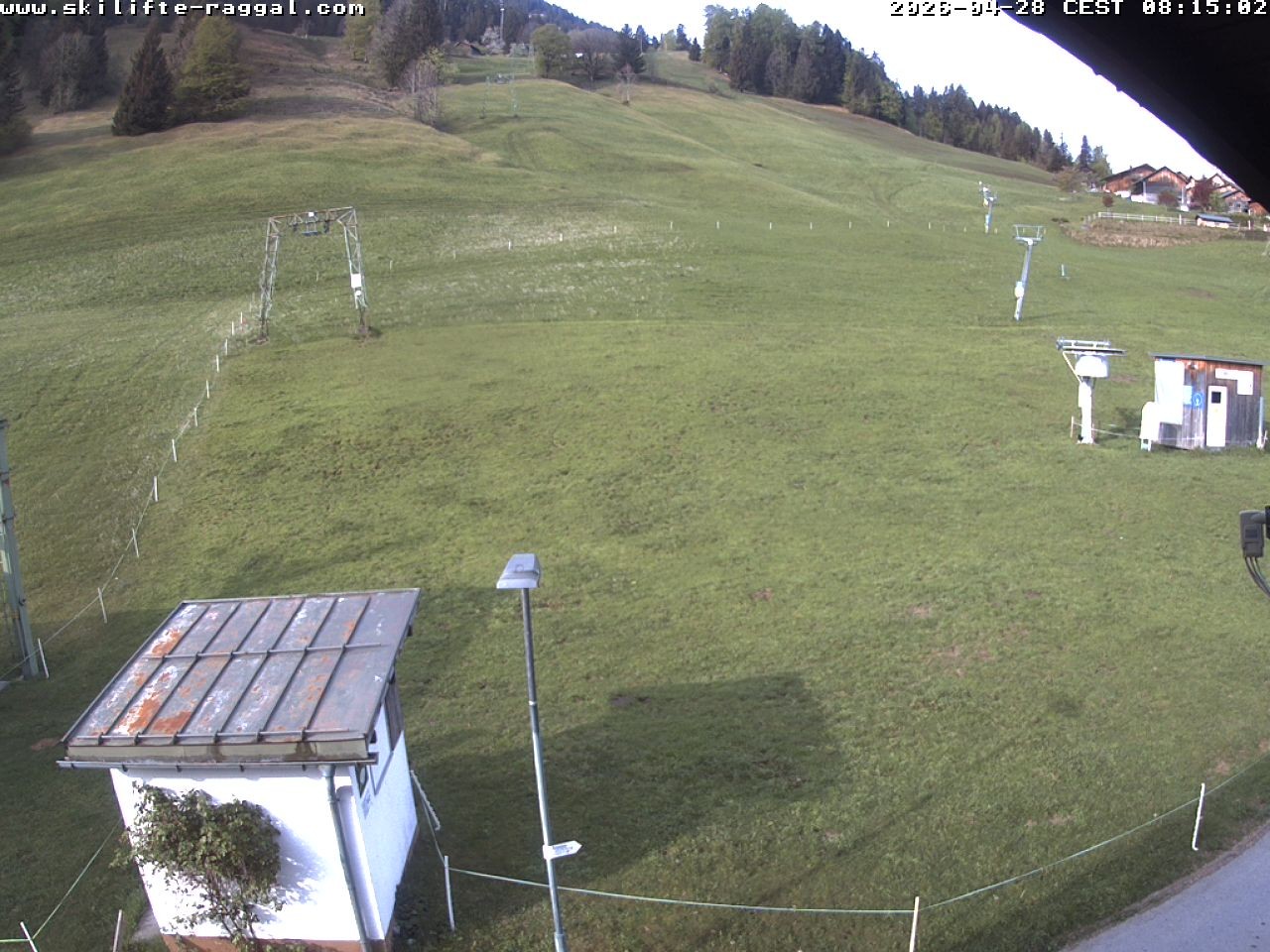 Archiv Foto Webcam Skilifte Raggal Blick auf die Piste