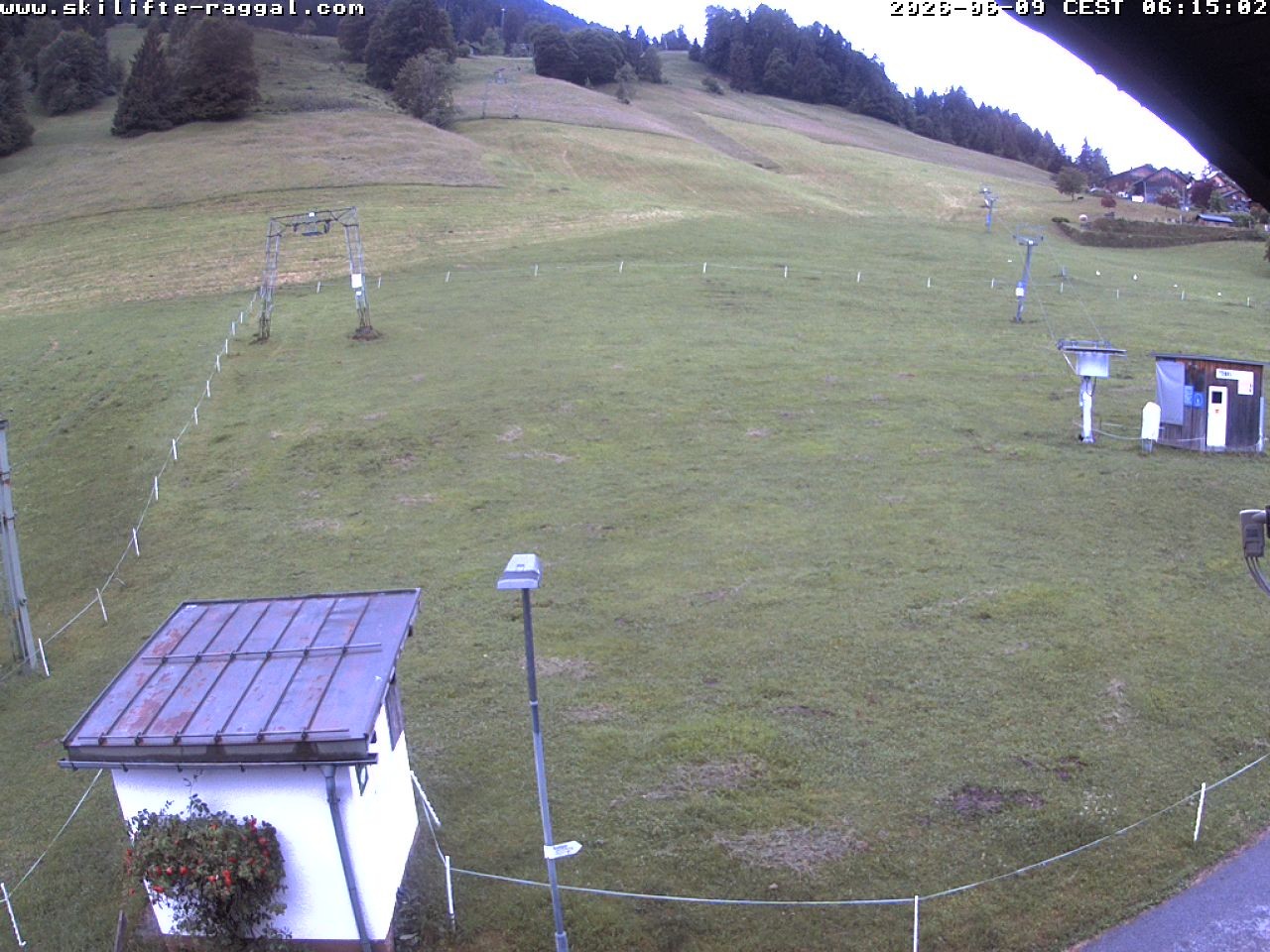 Archived image Webcam Skilifte Raggal the slope