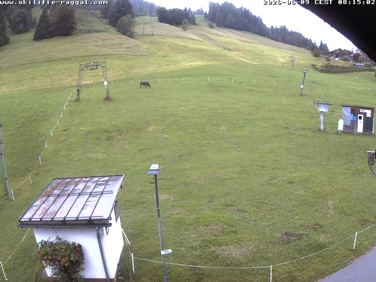 Archived image Webcam Skilifte Raggal the slope