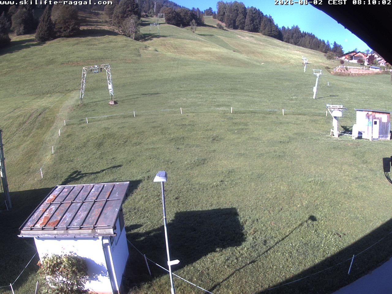 Archiv Foto Webcam Skilifte Raggal Blick auf die Piste