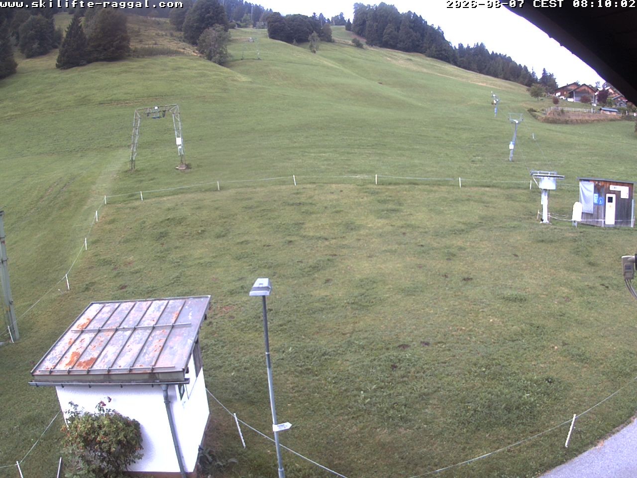 Archiv Foto Webcam Skilifte Raggal Blick auf die Piste