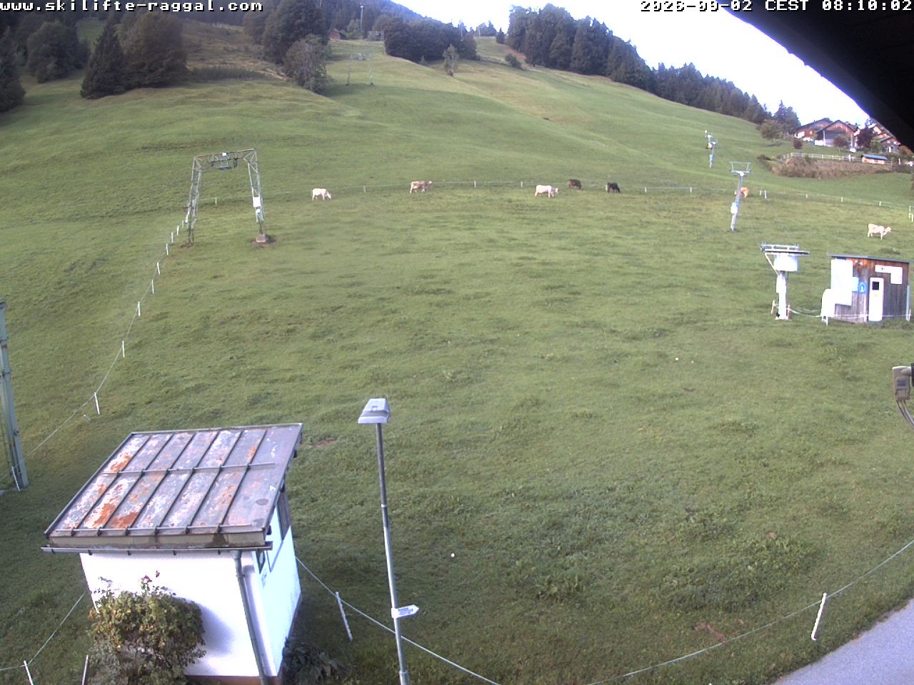 Archiv Foto Webcam Skilifte Raggal Blick auf die Piste