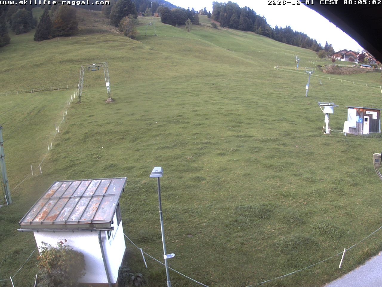 Archiv Foto Webcam Skilifte Raggal Blick auf die Piste