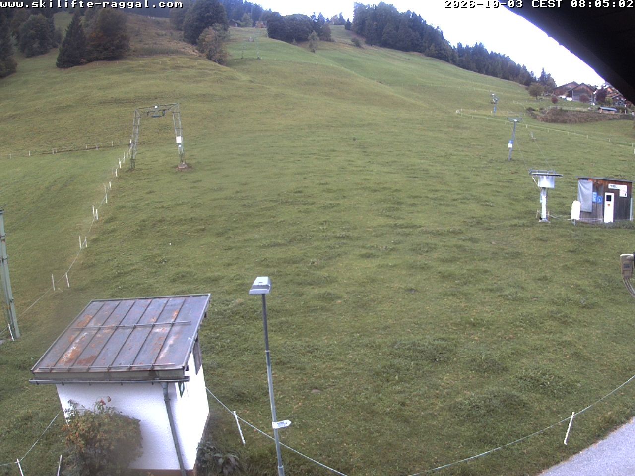 Archiv Foto Webcam Skilifte Raggal Blick auf die Piste
