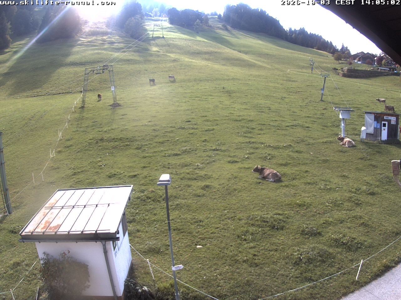 Archiv Foto Webcam Skilifte Raggal Blick auf die Piste