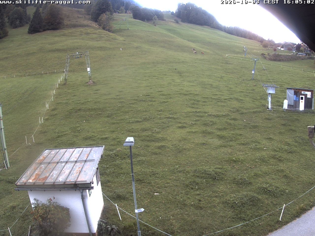 Archiv Foto Webcam Skilifte Raggal Blick auf die Piste