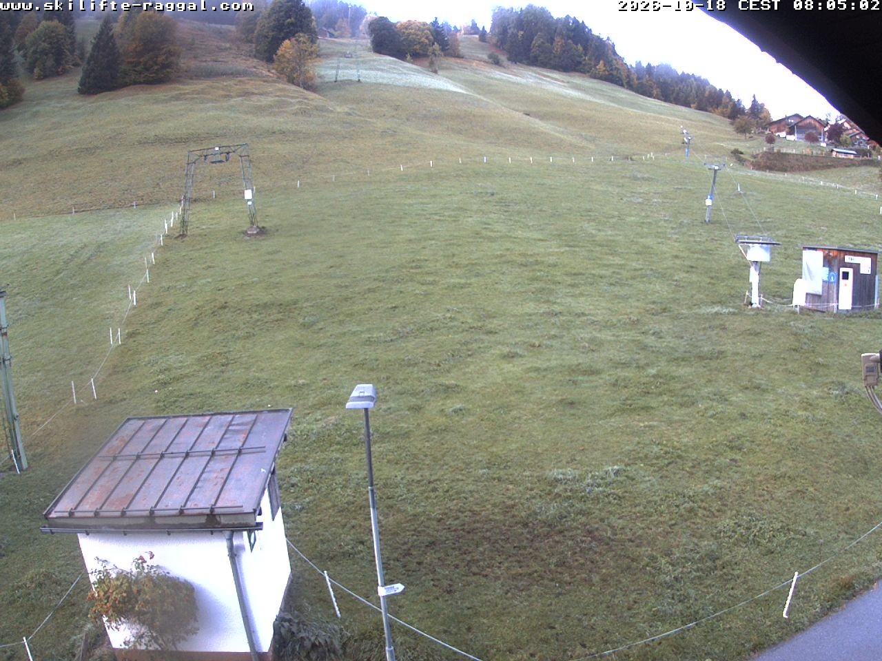 Archiv Foto Webcam Skilifte Raggal Blick auf die Piste