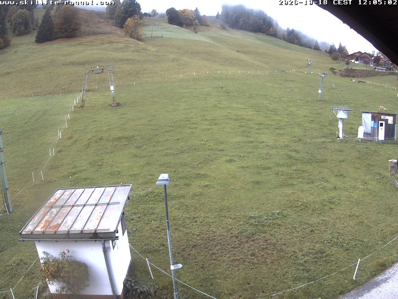 Archiv Foto Webcam Skilifte Raggal Blick auf die Piste